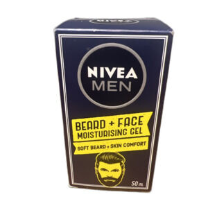 Nivea Men Soft Beard + Skin Comfort + Face Moisturizing Gel 1.69 Oz 50 (ML)